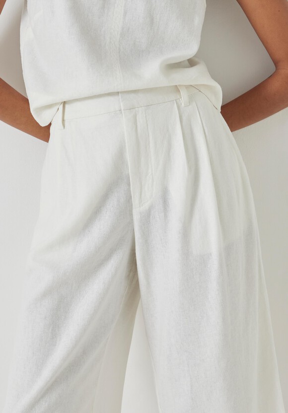 Linen Blend Lya Bermuda Shorts