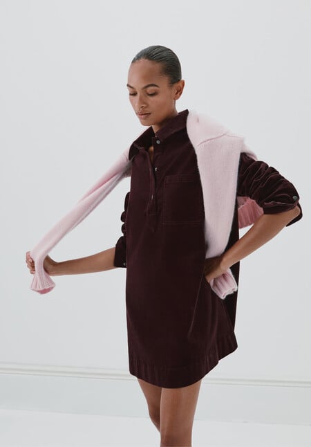 Cotton Cord Mini Dress