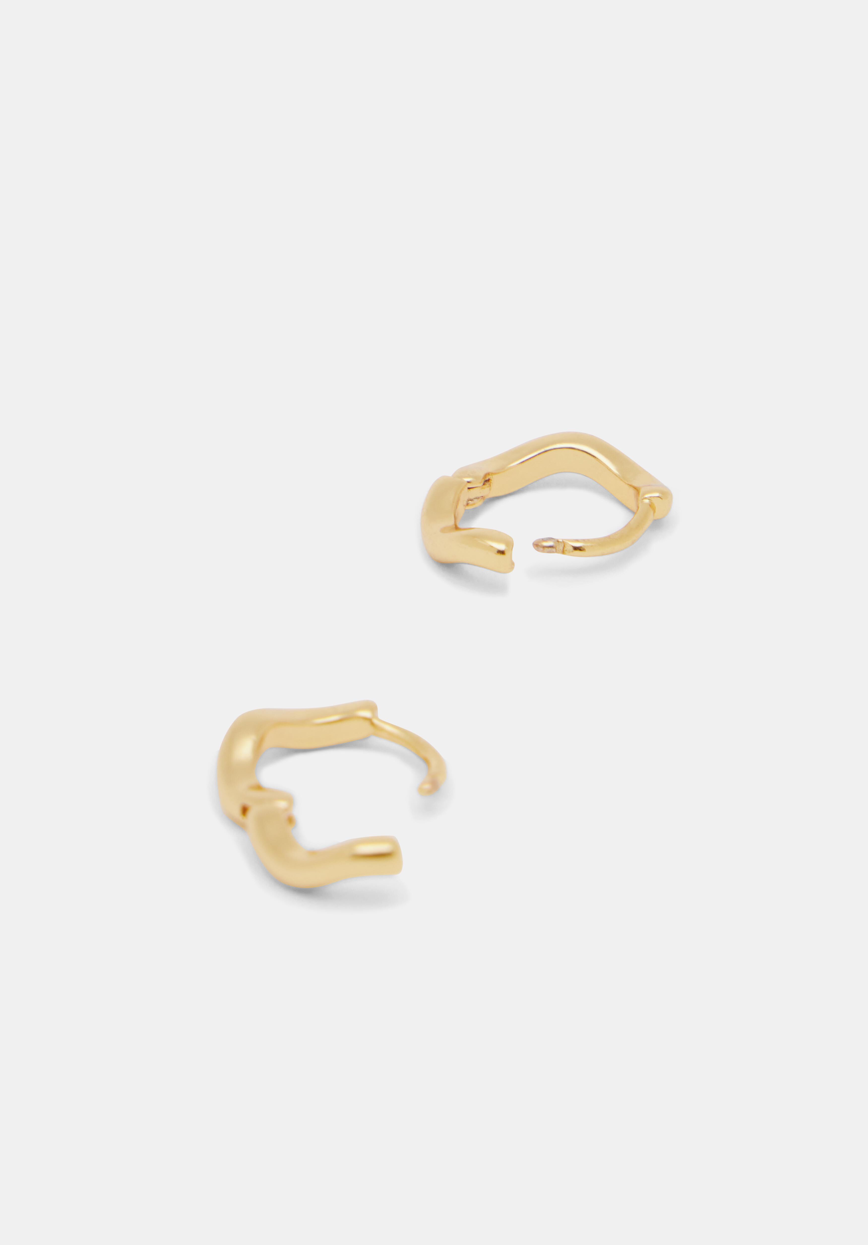 Twist sales huggie earrings