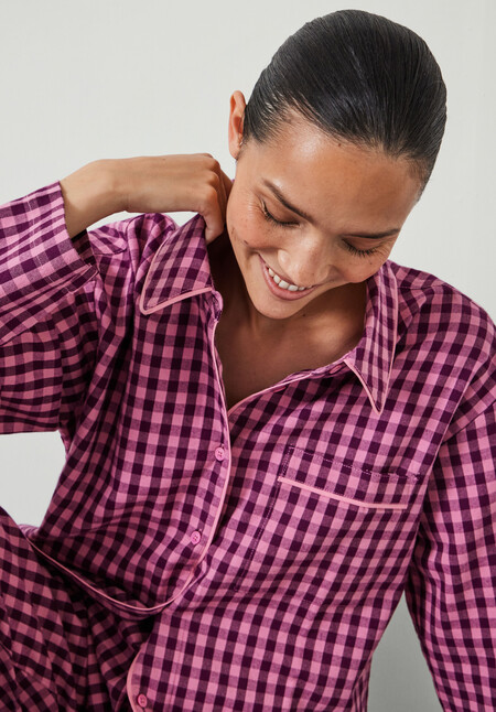 Luella Brushed Cotton Gingham Pyjamas