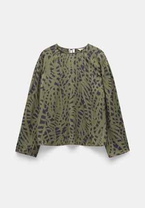 Sofia Oversized Draped Blouse