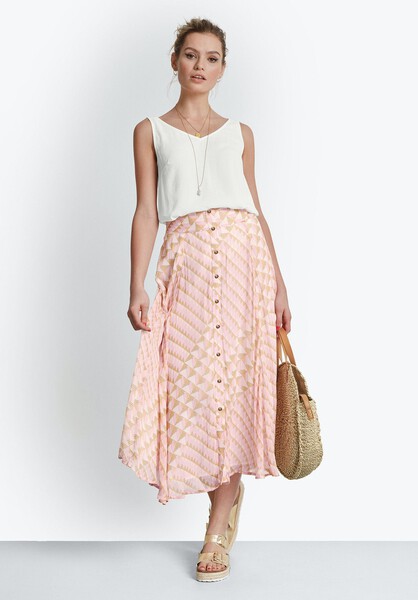 Averil Button Skirt