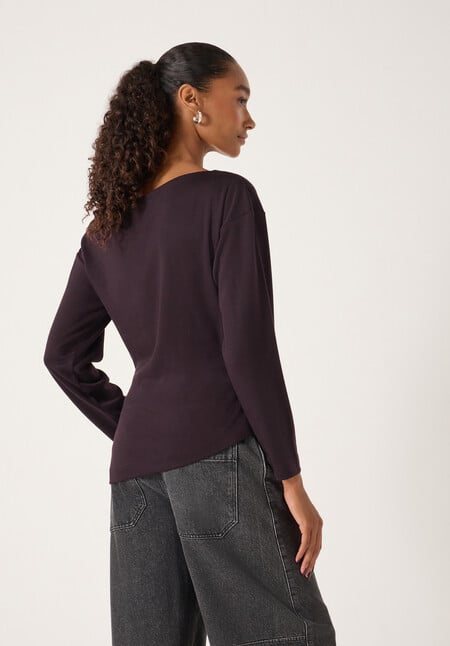 Off Shoulder Jersey Top