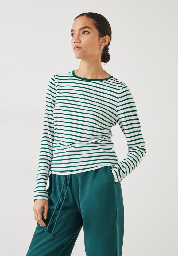Anna Stripe Slim Fit Top