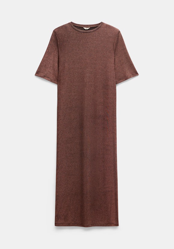 Glitter Maxi T-shirt Dress