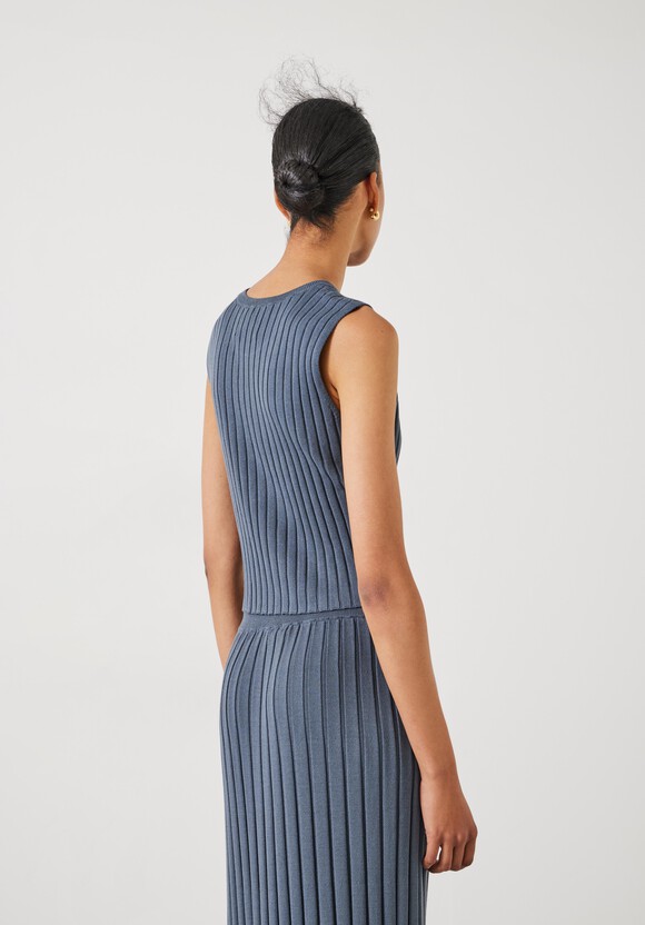 Sive Ribbed Knitted Tank Top