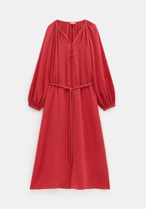 Clarice Cotton Cheesecloth Midi Dress