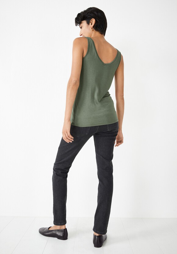 V-Neck Jersey Vest Top