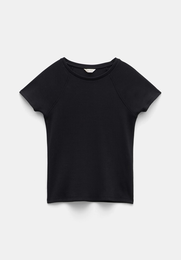 Deven Ribbed Fitted T-Shirt