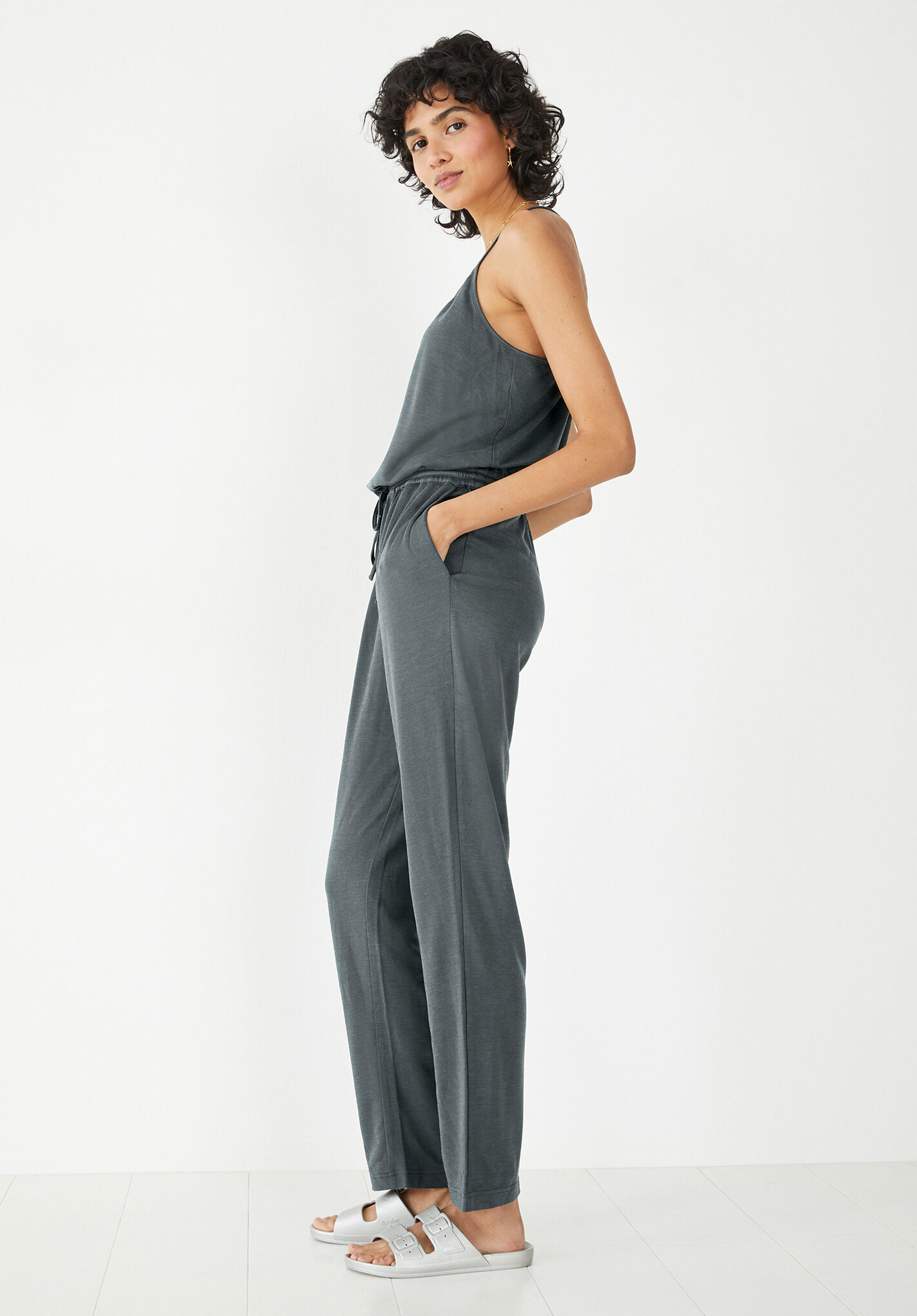 Racerback jumpsuit sales
