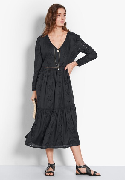 Ida Broderie Midi Dress