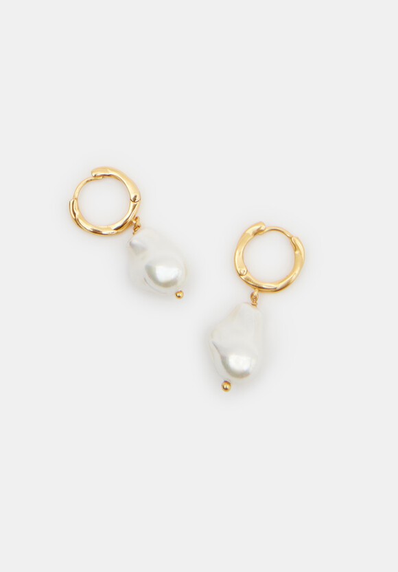 Baroque Pearl Drop Earring