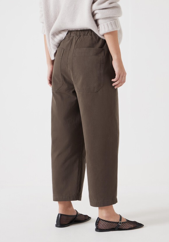 Jack Barrel Leg Pull On Trousers