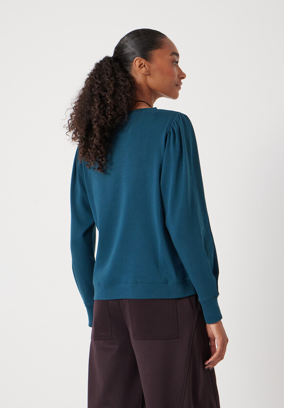 Emily Puff Sleeve Cotton Jersey Top