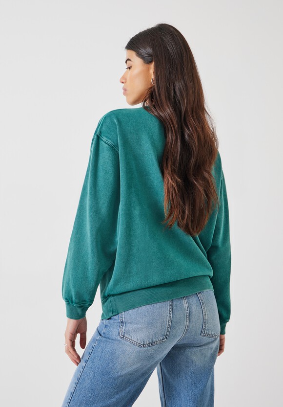 Contrast Stitch Sweatshirt