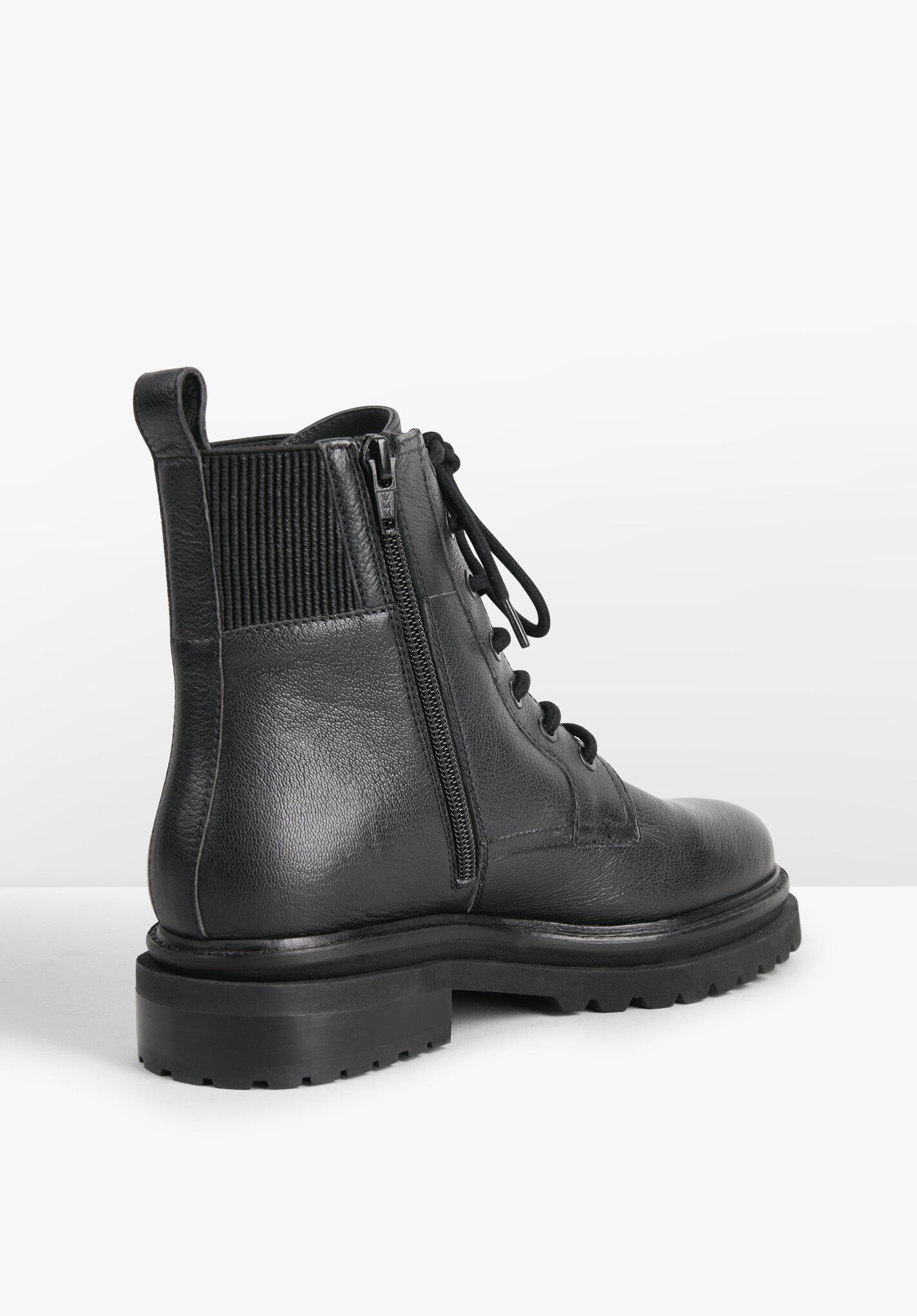 Black leather boots uk outlet