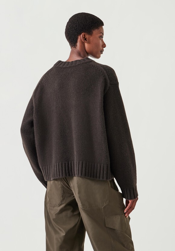 Cora Chunky Cashmere Crew Jumper