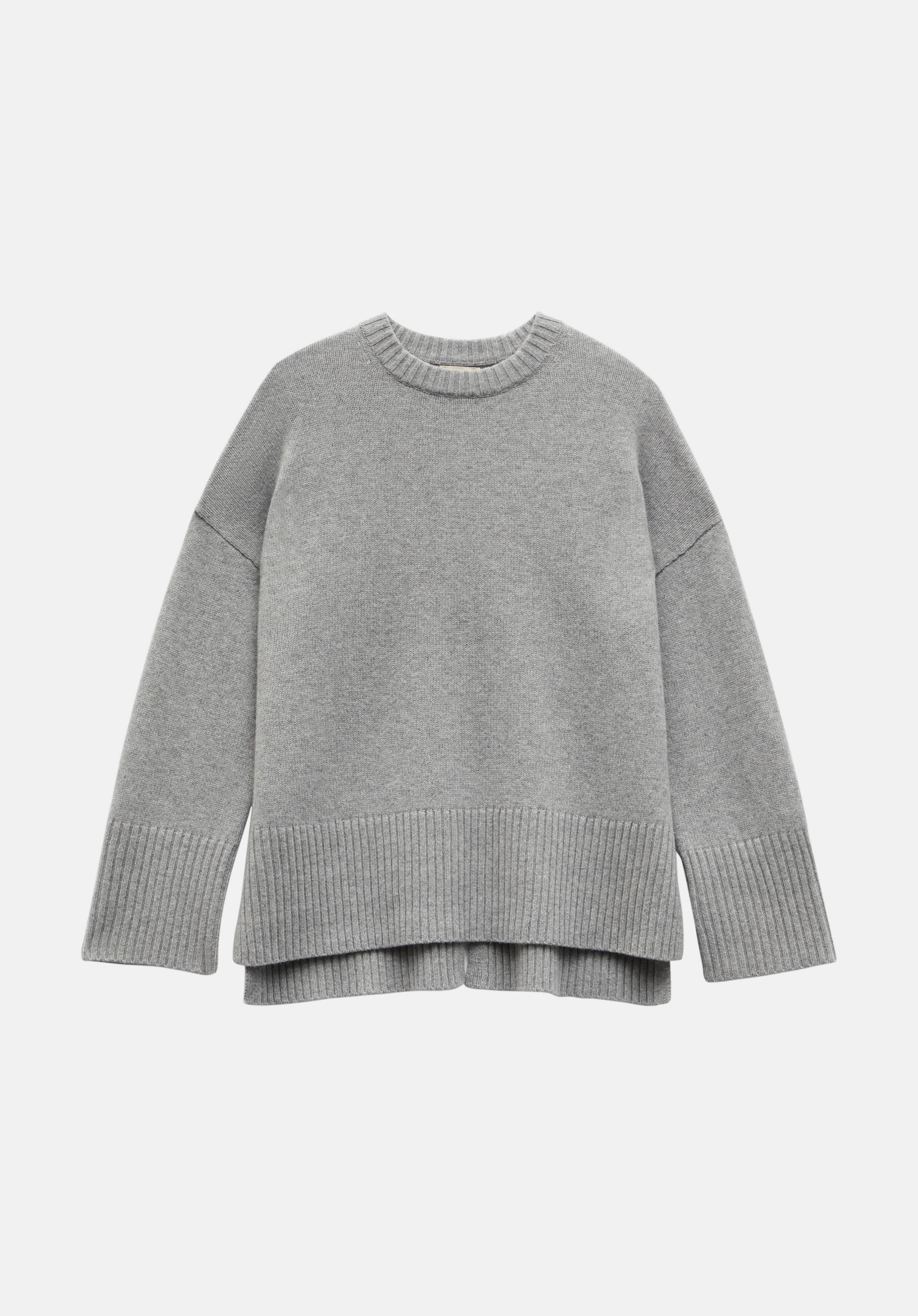 Raven rib knit long split new arrivals jumper