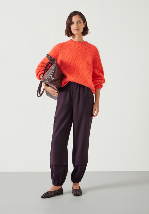 Ava Wool Cargo Trousers