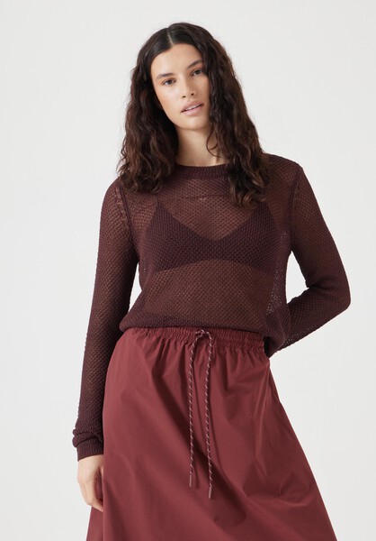 Soft Mesh Knitted Jumper