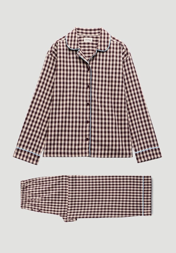 Brushed Cotton Gingham Pyjamas
