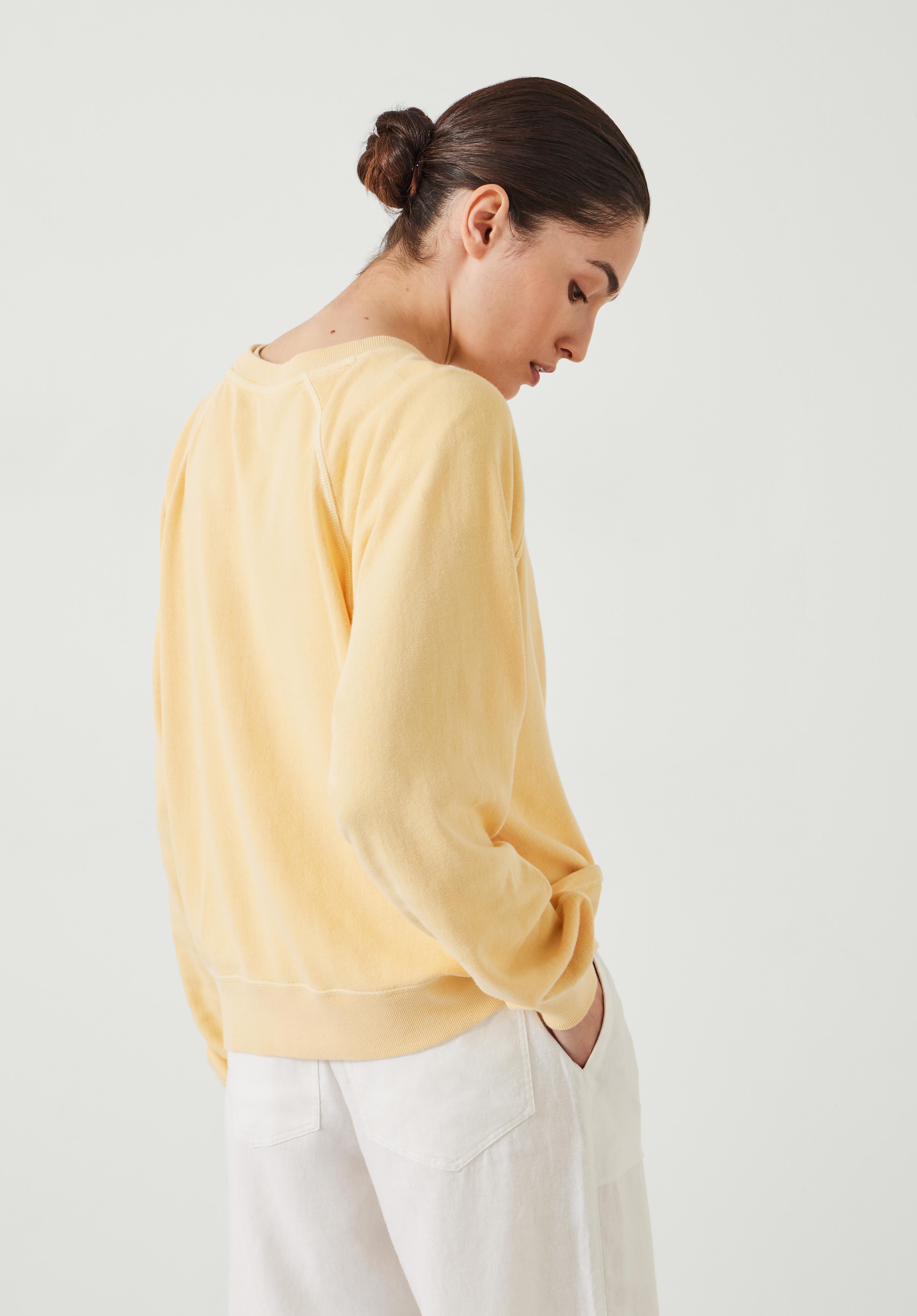 Hush yellow sweatshirt outlet
