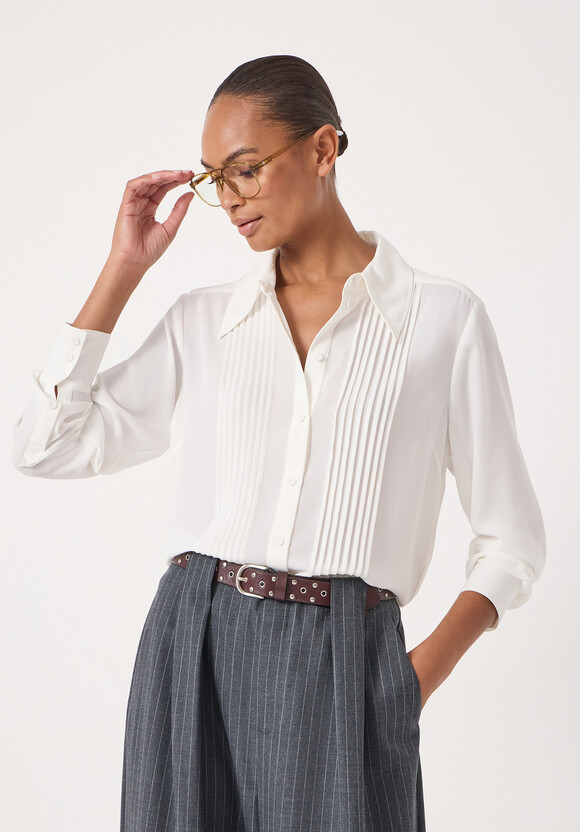 Chiffon Pintuck Blouse