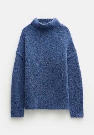 Bailey Boucle Funnel Jumper