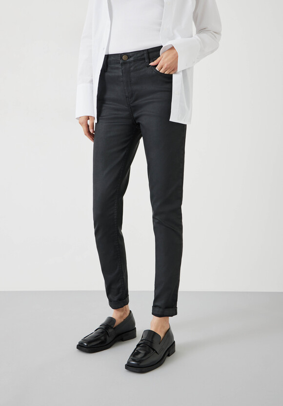 Coated Jeans, Black
