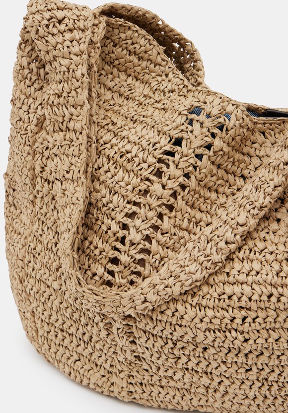 Raffia Oversized Tote Bag