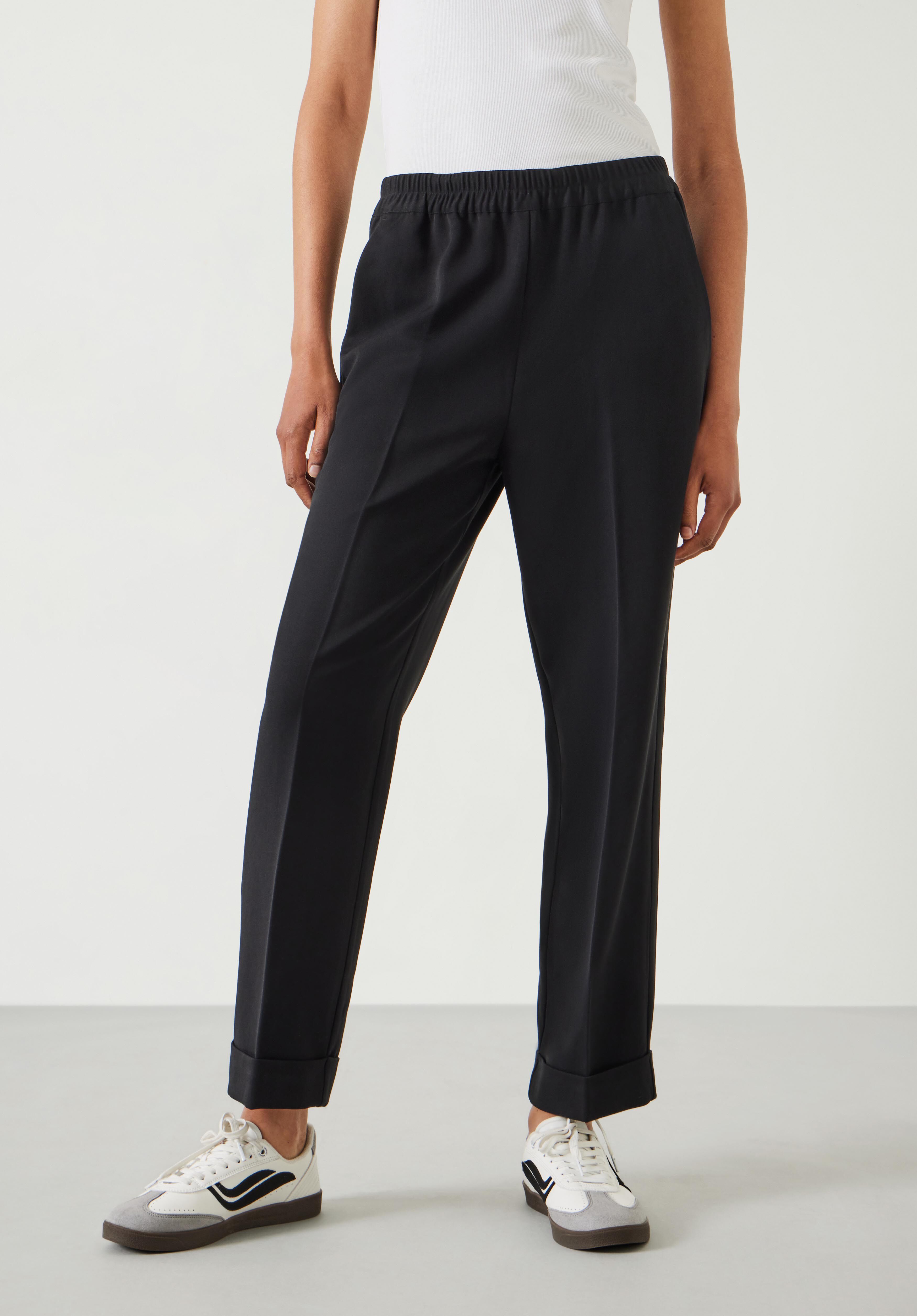 Slim Fit Pants Black hush