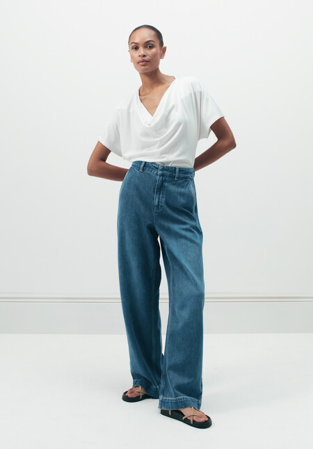 Cowl Neck T-Shirt