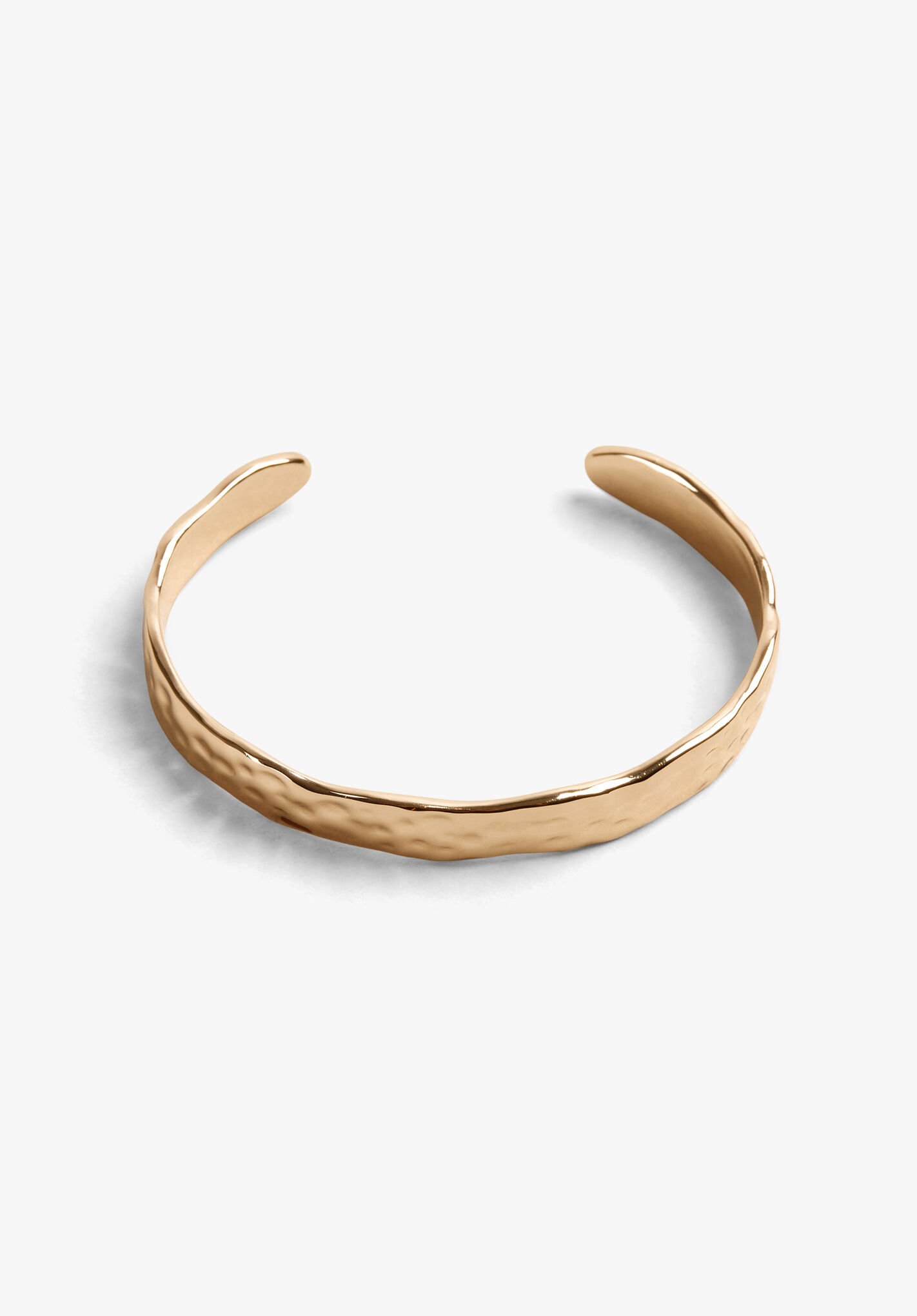 Hammered gold deals cuff