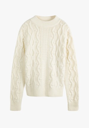 Bobble Cable Knit Jumper