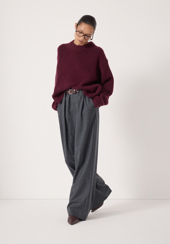 Cora Relaxed Chunky Cashmere Crew Jumper