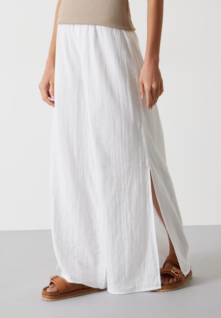 Elodie Oversized Cheesecloth Trousers