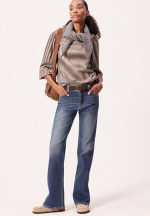 Eliana Mid Rise Bootcut Jeans