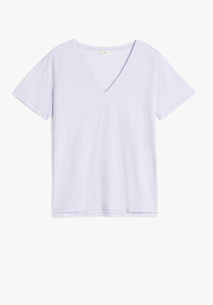 Kali Cotton Slub V-Neck T-Shirt