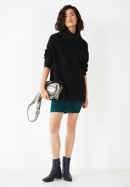 Lexie Ruched Jersey Skirt