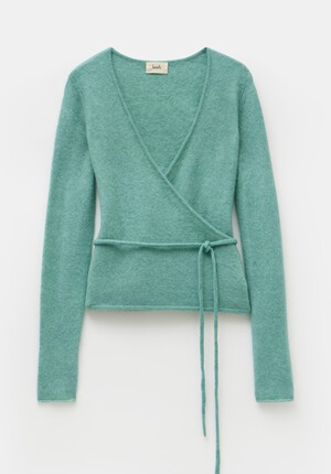 Blake Slim Wrap Cardigan