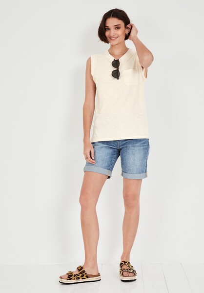 Longline Jersey Tank Top