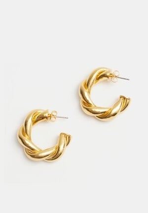 Twist Hoop Earrings