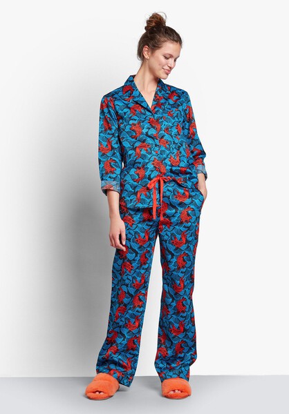Fish Print Cotton Pyjamas