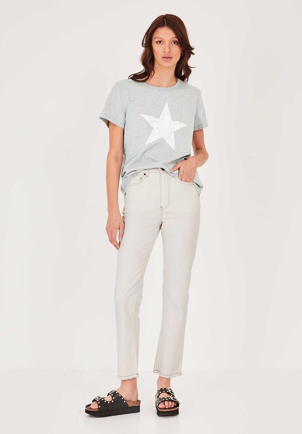 Crackled Star Relaxed Tee