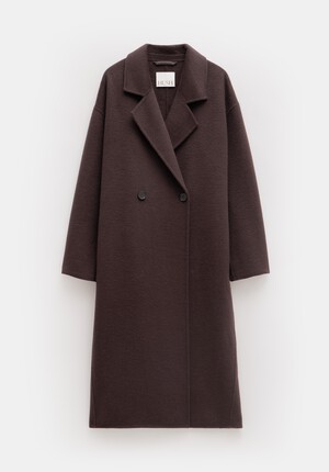 Pure Wool Double Faced Oversized Coat