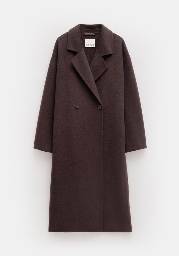 Pure Wool Double Faced Oversized Coat