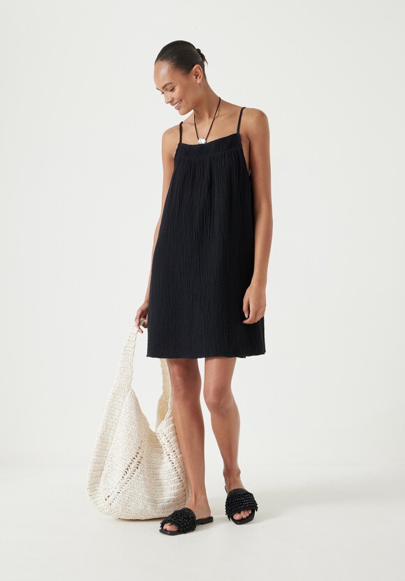 Cali Cotton Gauze Mini Dress
