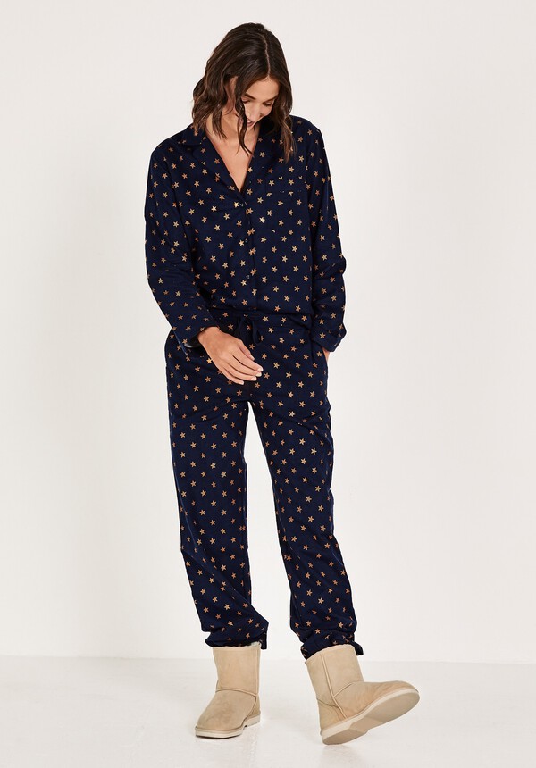 Astrid Foil Print Pj Trousers