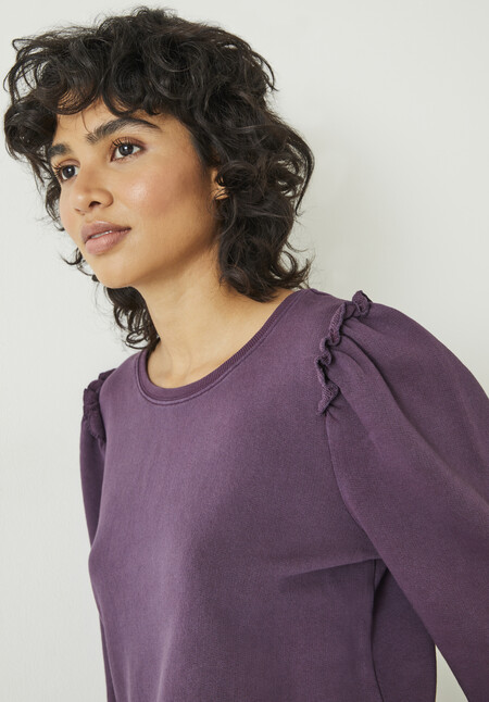 Emilia Ruffle Sweatshirt