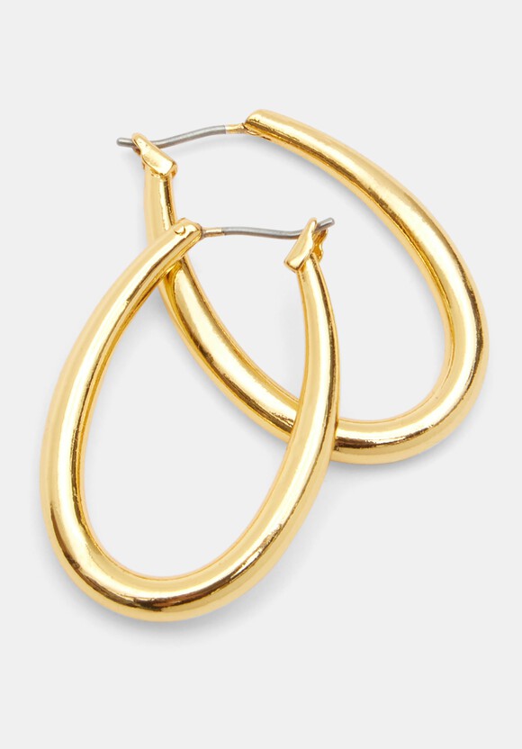 Brooke Oval Hoop Earrings
